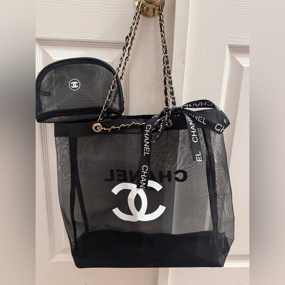 Chanel Mesh Tote and Pouch GWP